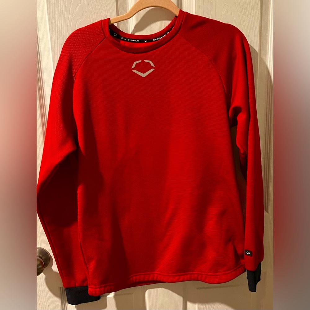 Evoshield Men’s shirt small red black long sleeve